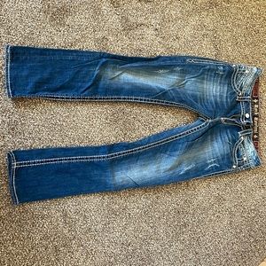 Womens Rock Revival jeans. Size 30 straight Morgan style